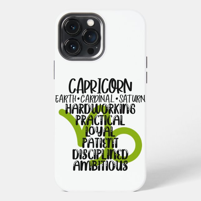 Capricorn Iphone Case (Back)