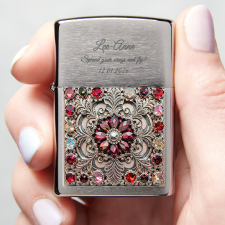 Capricorn January Garnet Zippo Lighter