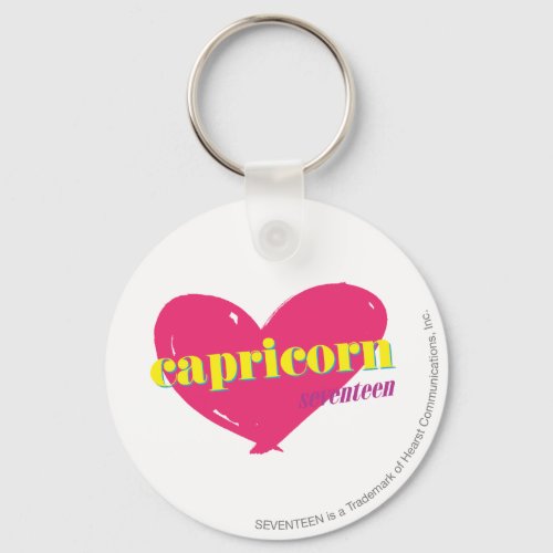 Capricorn Keychain