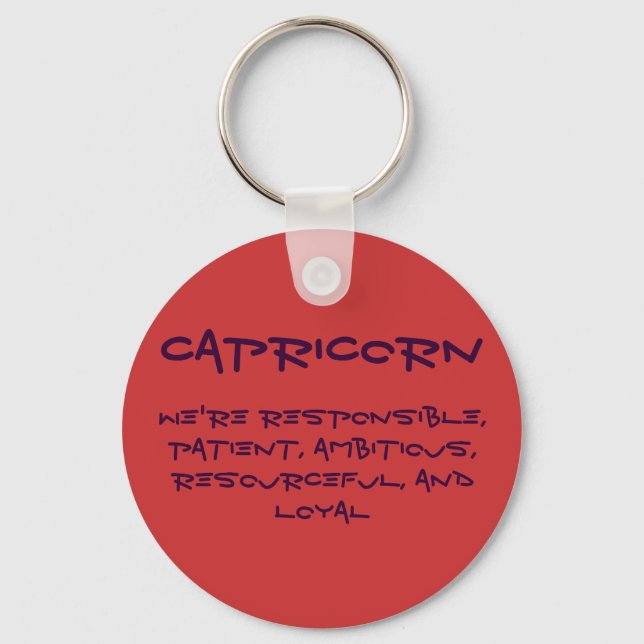 CAPRICORN KEYCHAIN (Front)