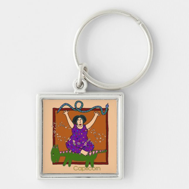 Capricorn Keychain (Front)