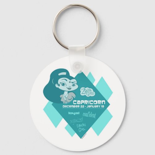 Capricorn Keychain