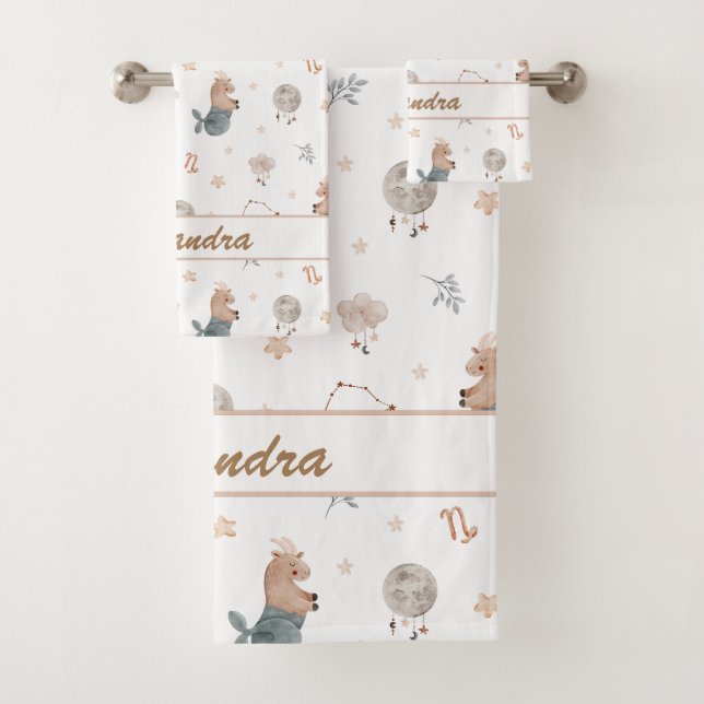 Capricorn Kids | Practical & Soft for Little Goats Bath Towel Set (Insitu)