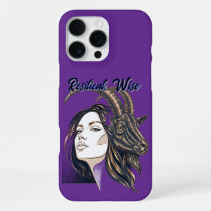 Capricorn Lady Violet iPhone Case