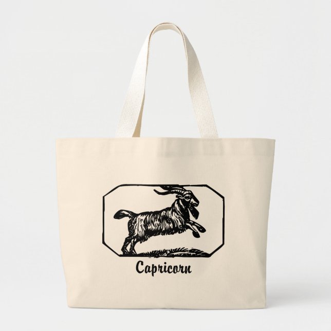 Capricorn Large Tote Bag (Front)