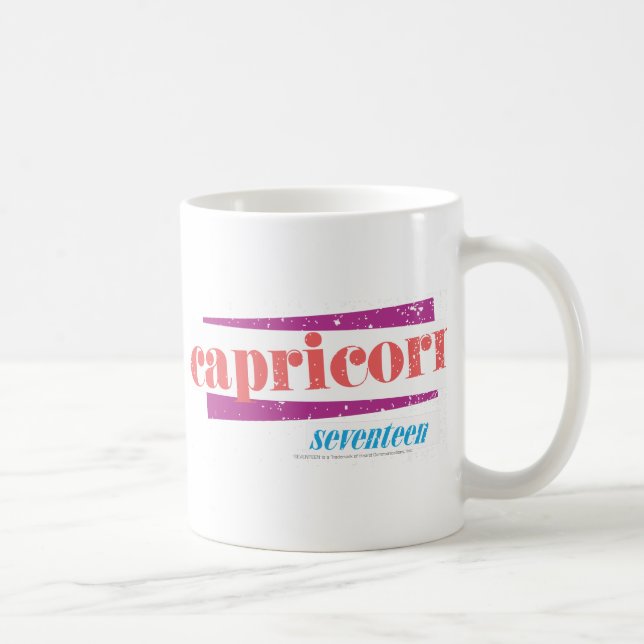 Capricorn Lt. Pink Coffee Mug (Right)