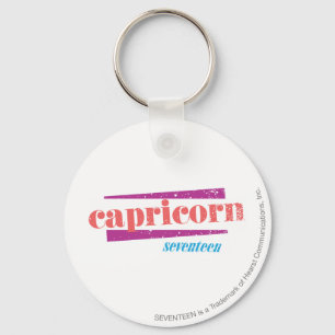 Capricorn Lt. Pink Keychain