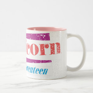 Capricorn Lt. Pink Two-Tone Coffee Mug