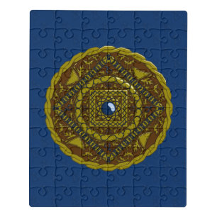Capricorn Mandala Acrylic Puzzle