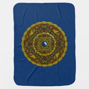 Capricorn Mandala Baby Blanket