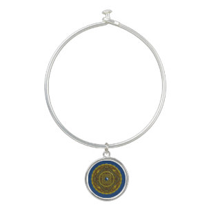 Capricorn Mandala Bangle Bracelet