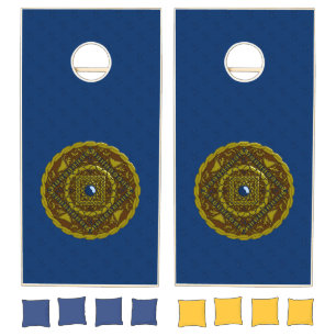 Capricorn Mandala Cornhole Set
