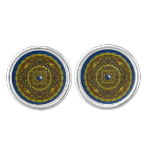 Capricorn Mandala Cufflinks