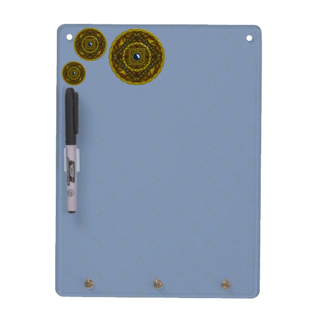 Capricorn Mandala Dry Erase Board (Front)