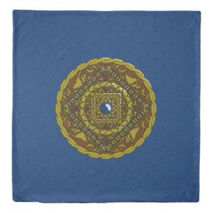Capricorn Mandala Duvet Cover