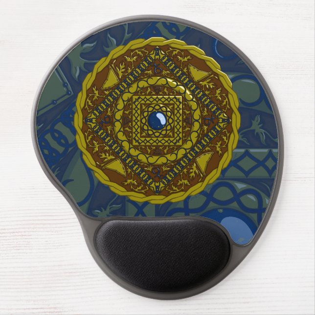 Capricorn Mandala Gel Mousepad (Front)