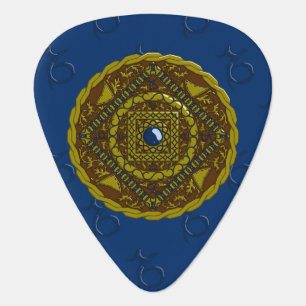 Capricorn Mandala Guitar Pick