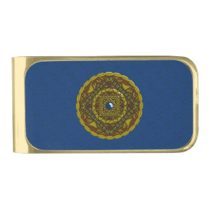 Capricorn Mandala Money Clip