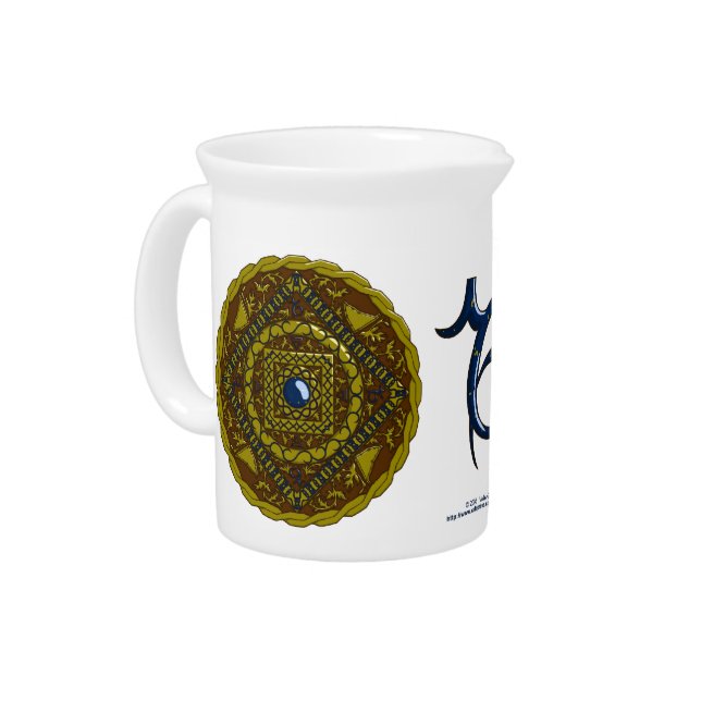 Capricorn Mandala Pitcher (Left)