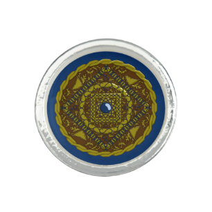 Capricorn Mandala Ring