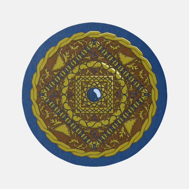 Capricorn Mandala Rug (Front)