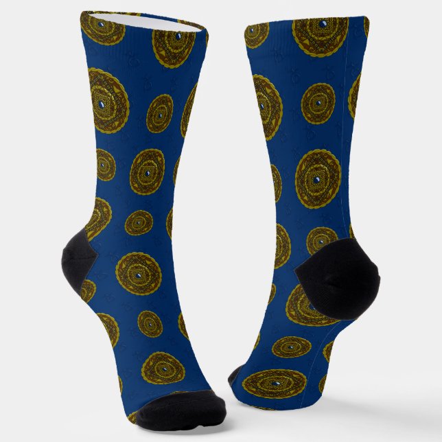 Capricorn Mandala Socks (Angled)