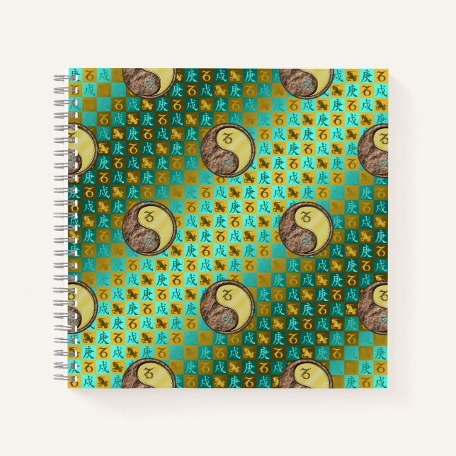 Capricorn & Metal Dog Notebook (Front)