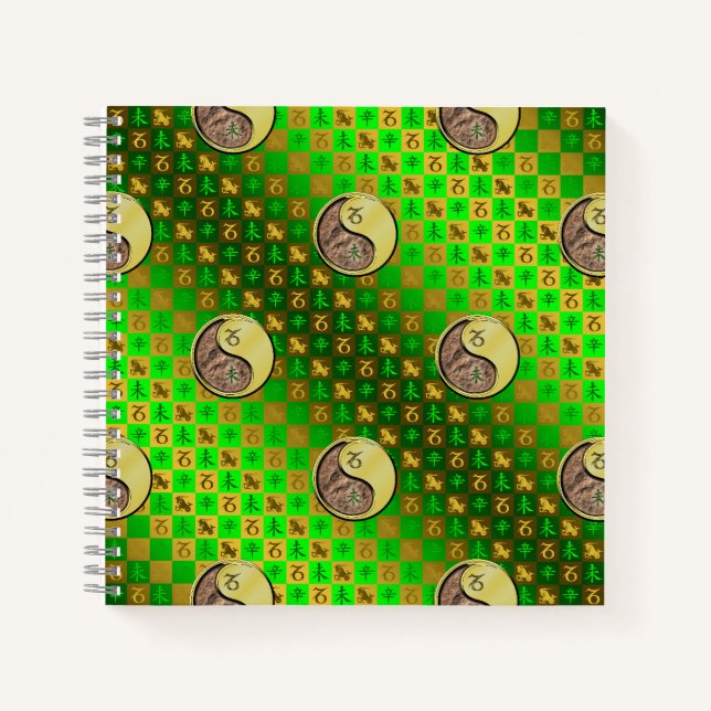 Capricorn & Metal Goat Notebook (Front)