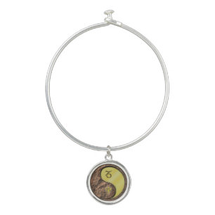 Capricorn & Metal Monkey Bangle Bracelet