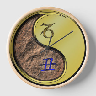 Capricorn & Metal Ox Clock