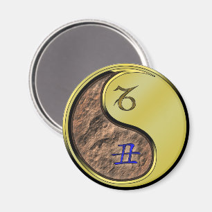 Capricorn & Metal Ox Magnet