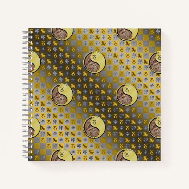 Capricorn & Metal Rabbit Notebook (Front)