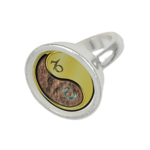 Capricorn & Metal Snake Ring