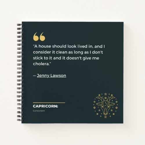 Capricorn notebook