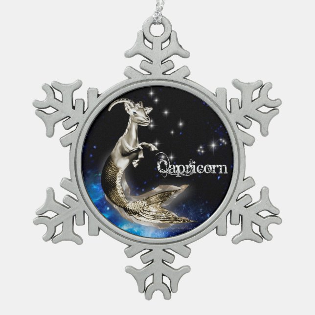 Capricorn Ornament (Front)