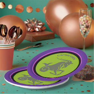 Capricorn Paper Plate