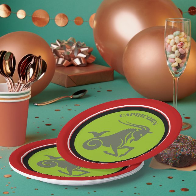 Capricorn Paper Plate (Multi)