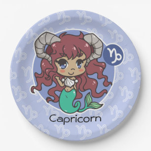 Capricorn Paper Plates
