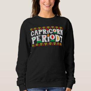 Capricorn Periodt Horoscope Astrology Symbol Zodi Sweatshirt