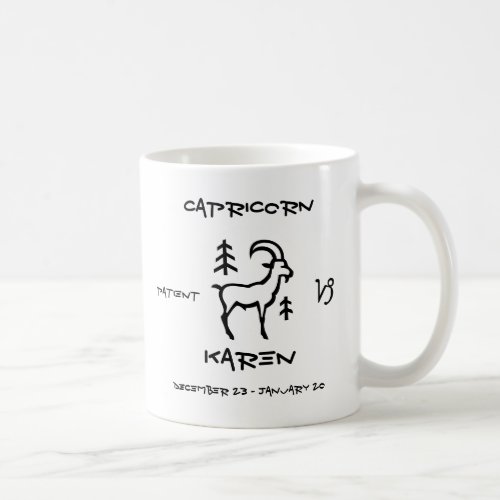 Capricorn Personalized Coffee Mug