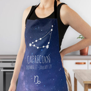 Capricorn   Personalized Zodiac Constellation Apron