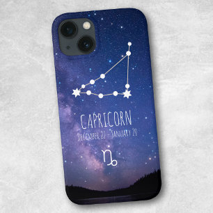 Capricorn   Personalized Zodiac Constellation iPhone 13 Case