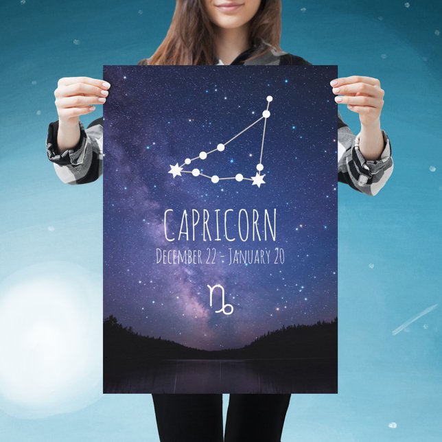 Capricorn | Personalized Zodiac Constellation Poster (Creator Uploaded)
