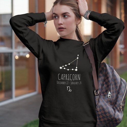 Capricorn  Personalized Zodiac Constellation Sweatshirt