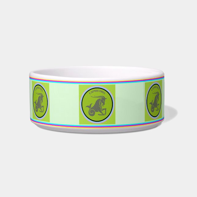 Capricorn Pet Bowl (Front)