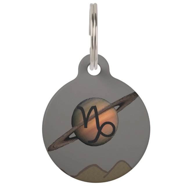 Capricorn Pet ID Tag (Front)