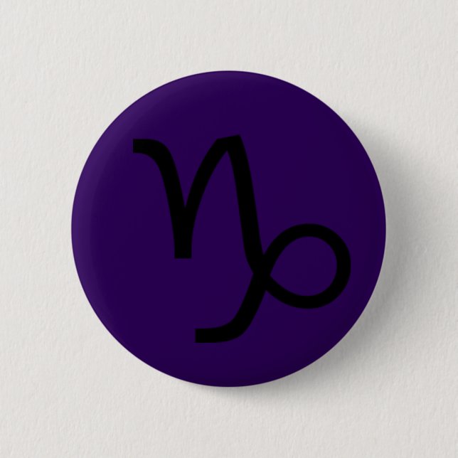 Capricorn Pinback Button (Front)