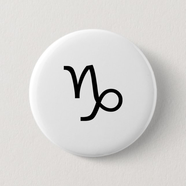 Capricorn Pinback Button (Front)