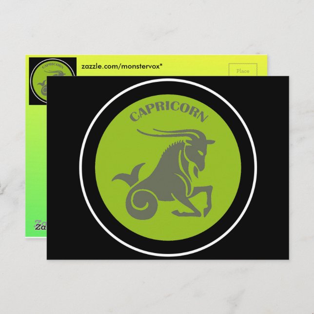 Capricorn Postcard (Front/Back)