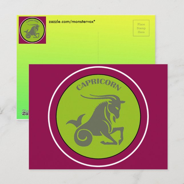 Capricorn Postcard (Front/Back)